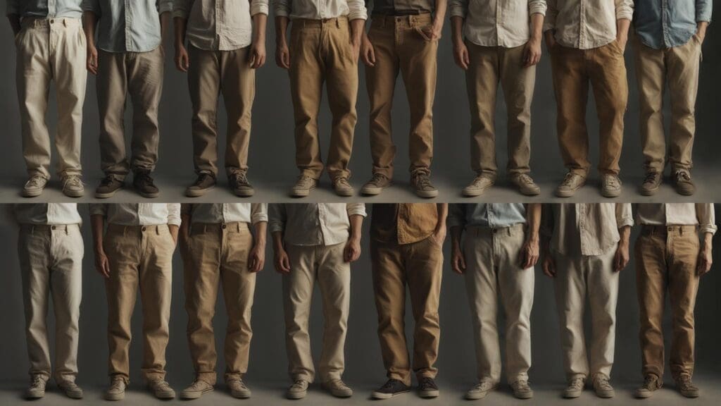 what color shirt goes with beige pants