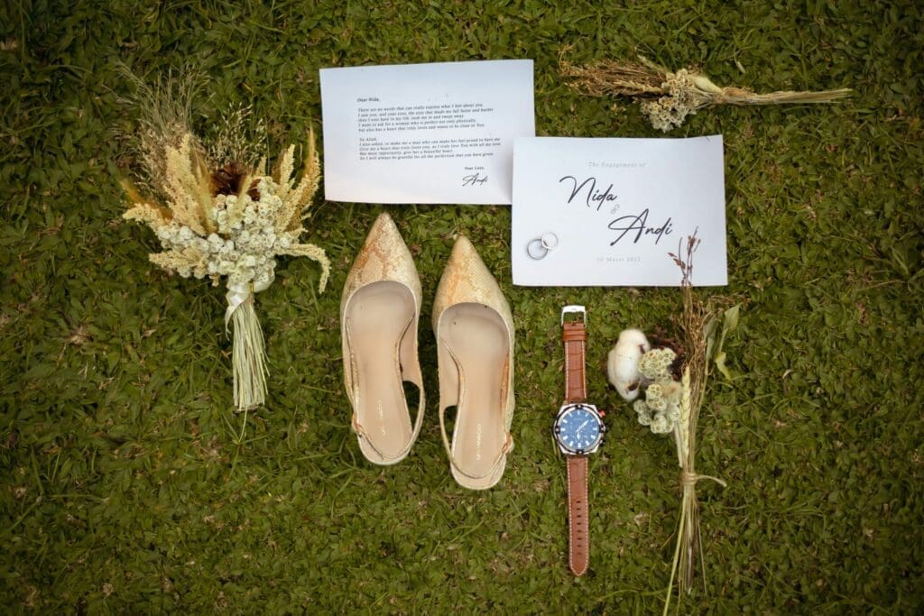 Customized bride and bridesmaid items